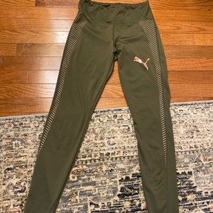 army green workout leggings